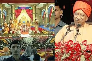 अयोध्या दीपोत्सव 2023: मंगलाचरण और आरती के साथ हुआ श्रीराम का राज्याभिषेक, सीएम योगी और राज्यपाल समेत संतों ने उतारी आरती