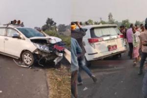 बिहार में दर्दनाक सड़क हादसा, मधेपुरा डीएम की सरकारी गाड़ी का एक्सीडेंट, तीन की मौत