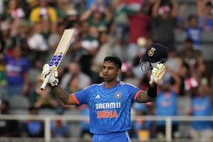 IND-SA 3rd T20: सूर्यकुमार यादव ने जड़ा शतक, भारत ने  दक्षिण अफ्रीका को दिया 202 रन का टारगेट