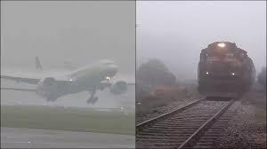 दिल्ली: घना कोहरा से कम दृश्यता, हवाई सेवा और रेलगाड़ियों का परिचालन प्रभावित 
