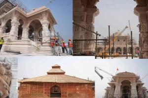 अयोध्या: श्रीराम जन्मभूमि तीर्थ क्षेत्र ट्रस्ट ने जारी की मंदिर निर्माण की तस्वीरें