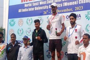 अयोध्या: प्रिंस ने अविवि को नार्थ ईस्ट जोन इंटर यूनिवर्सिटी एथलेटिक्स प्रतियोगिता में दिलाया पहला कांस्य पदक