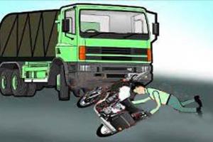 हरदोई: तेज रफ्तार ट्रक ने बाइक में मारी टक्कर, युवक की मौत, कोहराम, जम्मू से घर आया था छुट्टी मनाने...