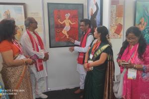 बरेली: कुलदीप की पेंटिंग को बेंगलुरू में मिली सरहाना