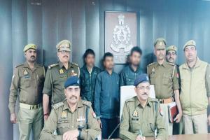 मीरजापुर पुलिस ने किया अवैध असलहा फैक्ट्री का भंडाफोड़, 3 शातिर गिरफ्तार