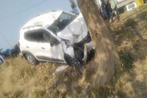 श्रावस्ती: पेड़ से टकराई कार, पंचायत सचिव की दर्दनाक मौत