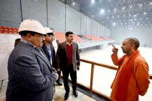 UP: CM Yogi Adityanath ने MHPL इंडिया के कार्य को सराहा… डॉ. सम्पूर्णनानंद स्टेडियम (वाराणसी) का किया निरीक्षण