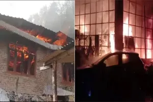 शिमला: आईएसबीटी बस अड्डे व ठियोग में भीषण आग, कई लाख की संपति नष्ट