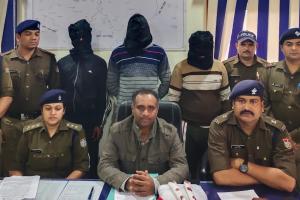 काशीपुर: डबल मर्डर केस के तीन आरोपियों को पुलिस ने किया गिरफ्तार