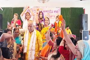 अयोध्या: सांसद लल्लू सिंह बोले- मातृशक्ति के सहयोग से चार जून को खेलनी है भगवा होली 