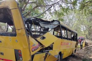 हरियाणा: महेंद्रगढ़ में भीषण सड़क हादसा, स्कूली बस पलटने से 6 बच्चों की मौत...कई घायल