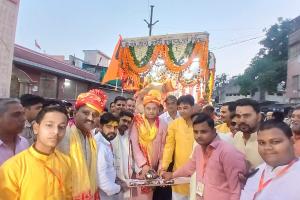 कासगंज: जिले भर में मनाया गया पवन पुत्र हनुमान का जन्मोत्सव, शहर में बजरंग दल ने निकाली अंजलि के लाल की शोभायात्रा