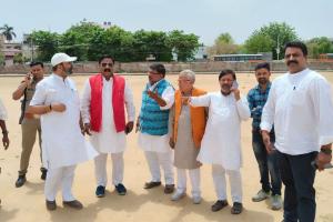Bareilly News: गृह मंत्री की जनसभा के लिए हार्टमन रामलीला मैदान देखने पहुंची एसपीजी