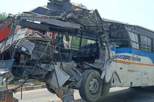 रुद्रपुर: सड़क हादसे में काठगोदाम डिपो बस परिचालक घायल