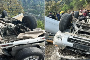 देहरादून: मसूरी मार्ग में वाहन गिरने से पांच लोगों की मौत 